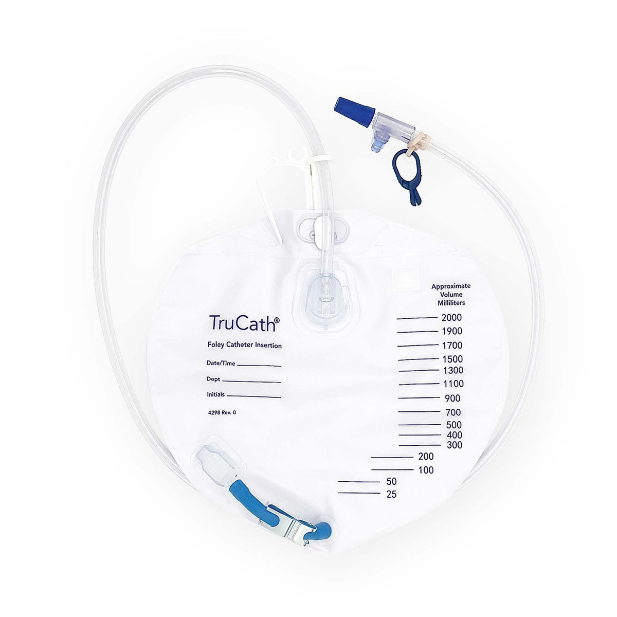 TruCath® T-tap Urinary Drain Bag Sterile 2,000 mL - Each - HRNB2000
