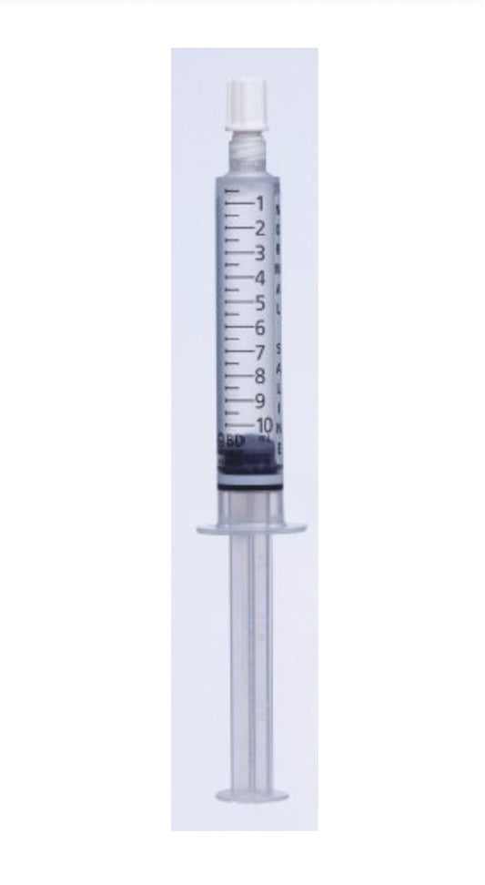 BD PosiFlush™ IV Flush Solution Sodium Chloride, Preservative Free 0.9% Injection Prefilled Syringe 10 mL (Box of 30) - IVFLUSH10CC