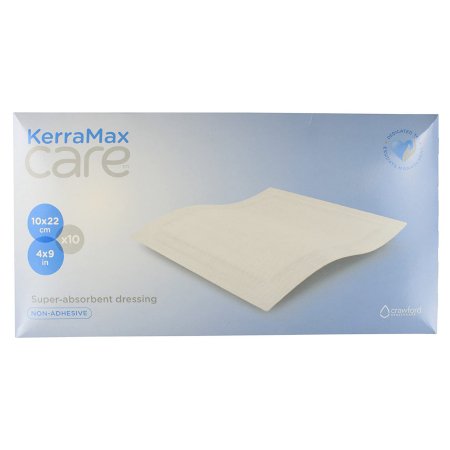 KerraMax Care® 4 X 9 Inch Super Absorbent Dressing (Box of 10) - PRD500-120