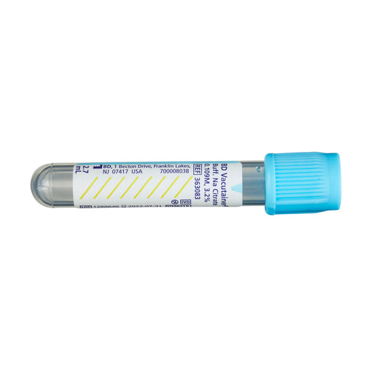 BD Vacutainer Light Blue Top Sodium Citrate Additive 2.7 mL - SOLD AS EACH - LBBTT01