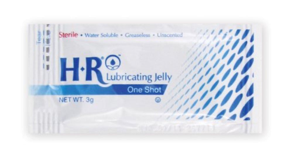 Lubricating Jelly 3 Gram Individual Packet Sterile (Box of 144) - MLJ3144