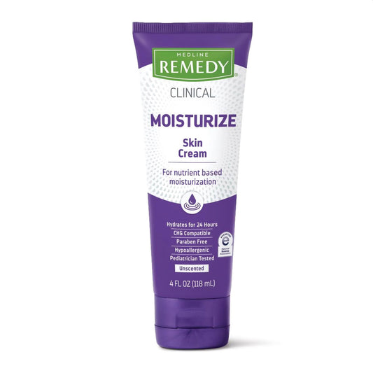 Medline Remedy Skin Cream Moisturizer Unscented 4 Oz- Each