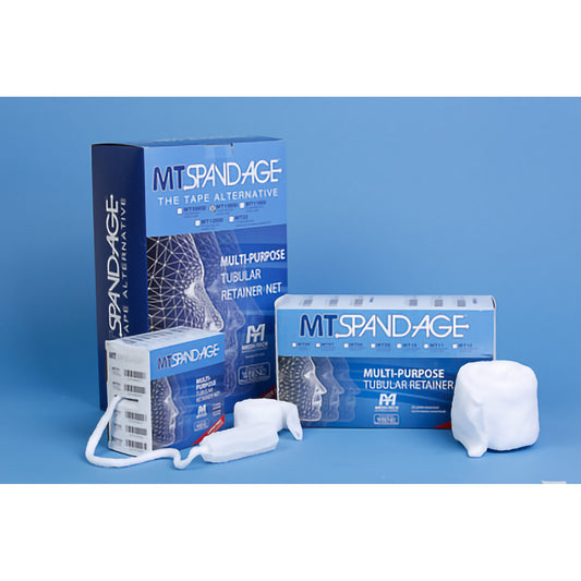 Elastic Net Retainer Dressing MT Spandage™ Tubular Elastic 25 Yard Size 6 White Large Head / Shoulder / Thigh NonSterile - Each - MT06