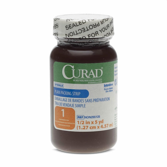 Curad Plain Packing Strip Gauze Sterile 1/2" x 5yd - Each