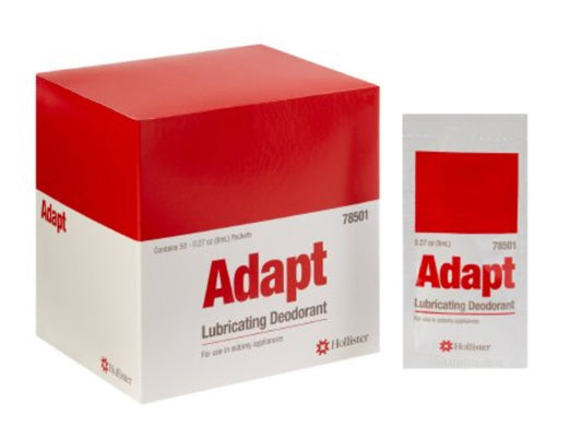 Hollister Adapt Ostomy Lubricating Deodorant 0.27 Oz Pouch (Box of 50) - OST78501