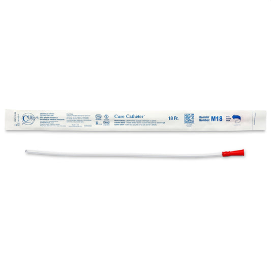 16" Straight Catheter Uncoated 18 Fr-Each