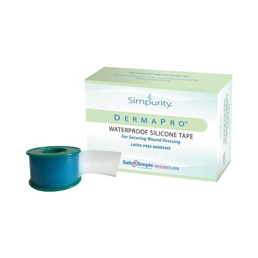 Waterproof Silicone Tape DermaPro™ White 2 Inch X 5 Yard NonSterile- Each - SNS57232