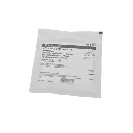 I.V. / Drain Split sponge 4"x4"- Box of 50 - S4403