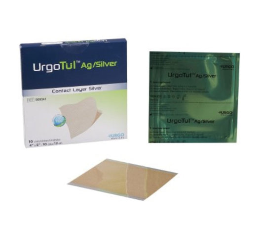 UrgoTul Silver Wound Contact Layer Dressing 4 X 5 Inch- EACH - URGO509341