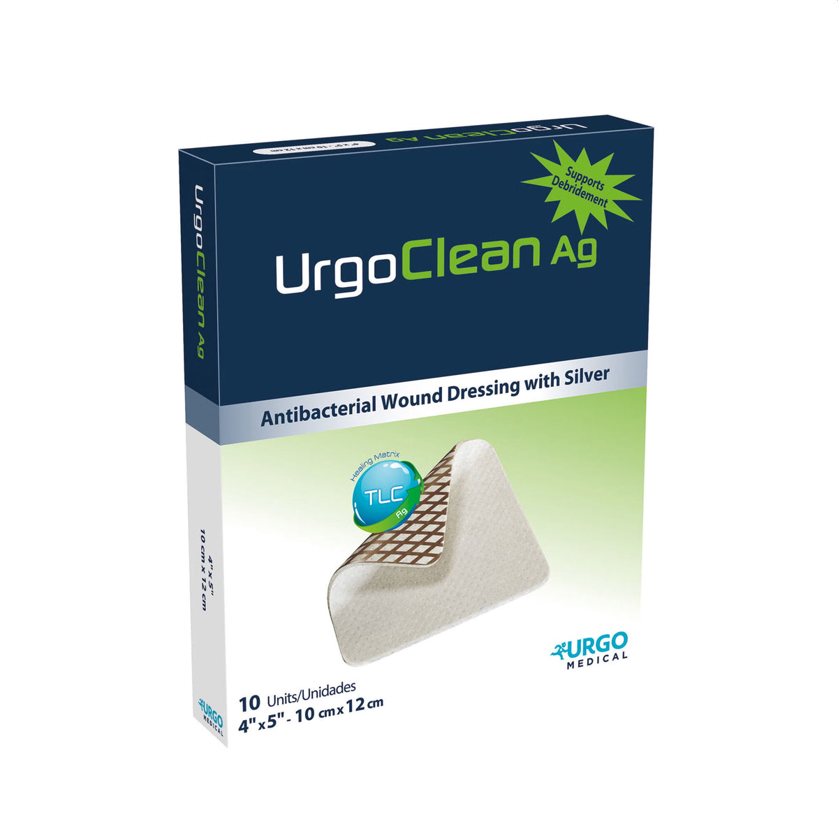 UrgoClean Ag Silver Dressing Sterile - SINGLE DRESSING EACH