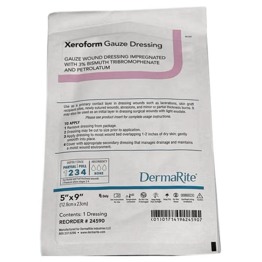 Xeroform Petrolatum 5”x9” Sterile Single Sealed Patch – Each - XPG5901