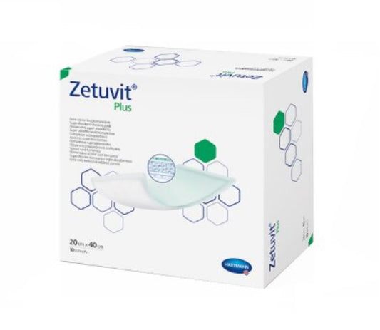 Zetuvit® Plus 8 X 16 Inch Super Absorbent Dressing (Box of 10) - ZETUPLUS81610