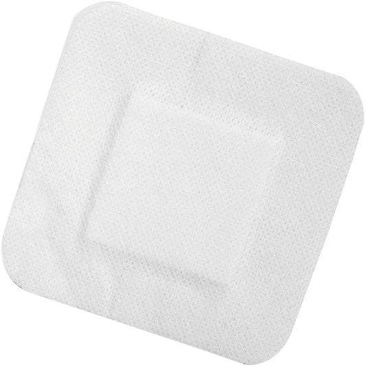 Bordered Gauze Island Dressing Sterile Cardinal Health™ Adhesive 4" x 4" with 2"x 2" Pad (Box of 25) - BG4401