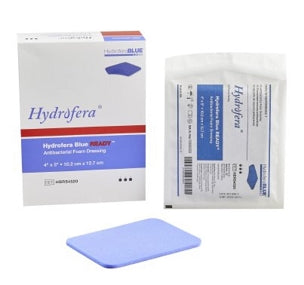 Hydrofera Blue Ready 4x5 Antibacterial Foam Dressing  Without Border Without Film Backing Nonadhesive Sterile - Each - alternate view 2 - HBRS4520